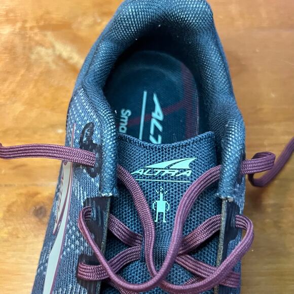 Altra Smartwool Colab WOMEN'S ESCALANTE 4 SW Size 10.5 Navy Purple Wide Toe Box - Picture 6 of 8
